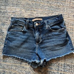 Denim shorts